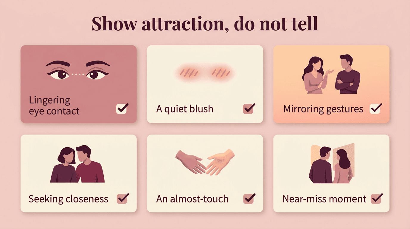 Checklist of character-rooted obstacles for a slow-burn romance
